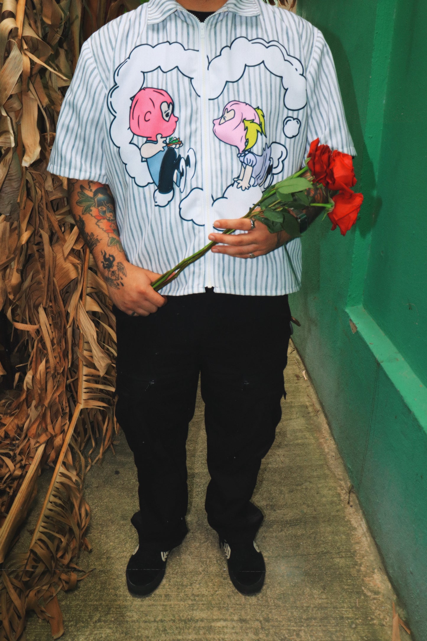 SMOKEY LOVE ZIP-UP SHIRT